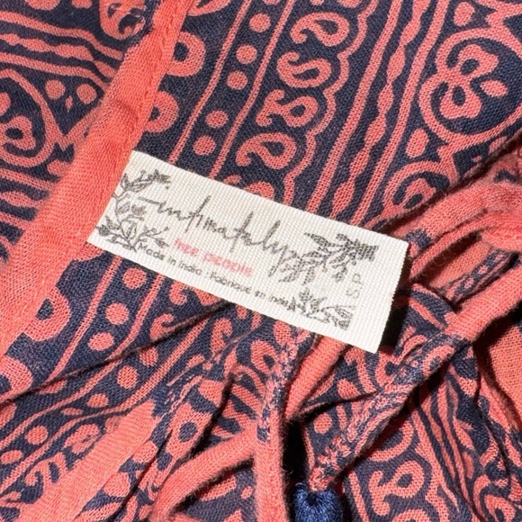 Intimately Free People Boho Wrap Deep Cut Tassel Thong Sleeveless Bodysuit Small - Picture 6 of 9